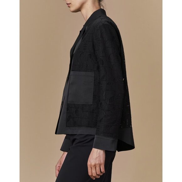 High Everyday Couture Black Lace Detail Jacket 12 NWT - Picture 3 of 4